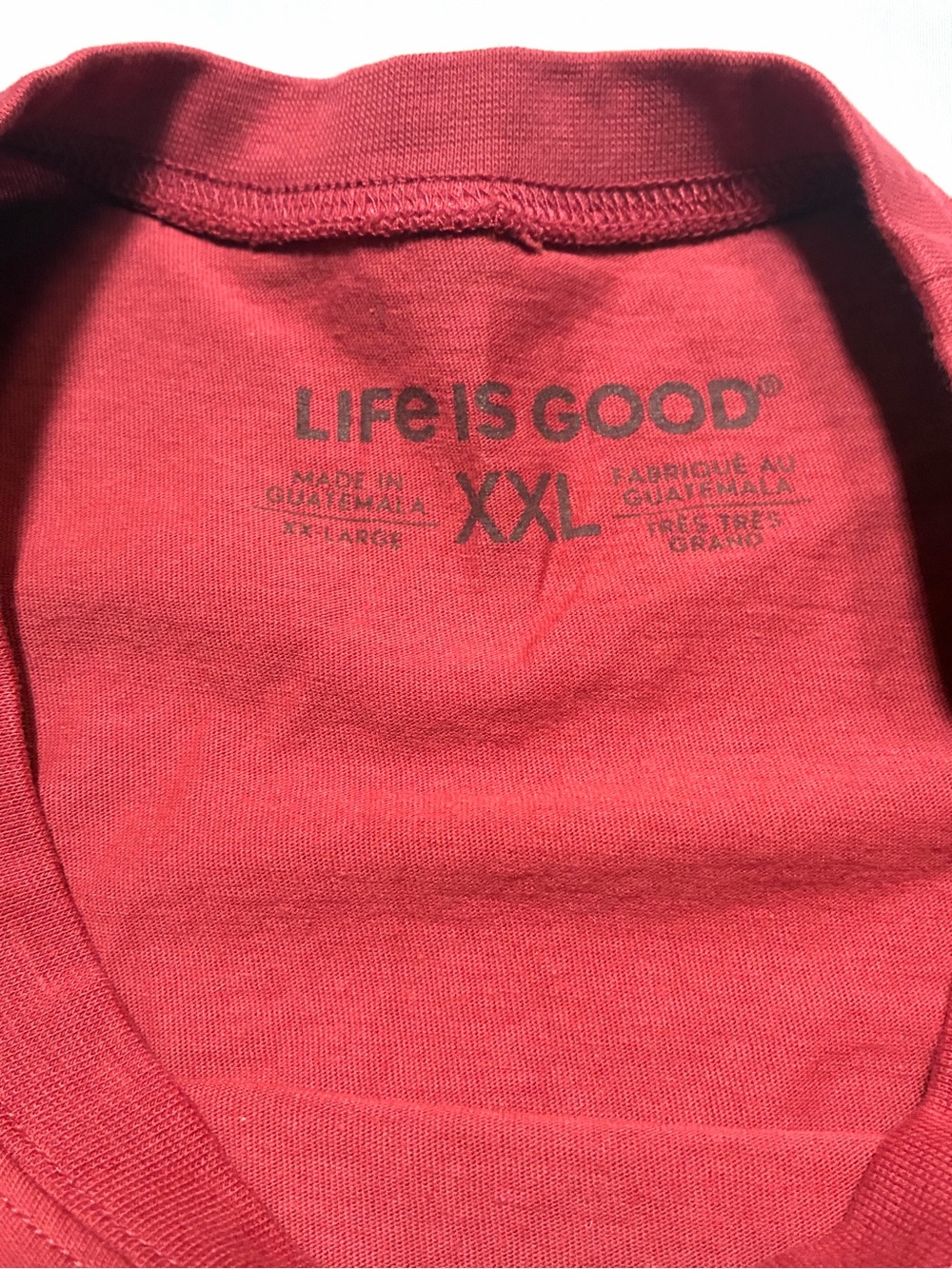 Life Is Good Men’s XXL Buffalo Desert Graphic Tee Red Cotton - Picture 3 of 4
